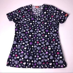 Dickies Women’s Heart Scrub Top XS